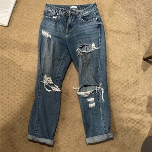 Forever 21 ripped jeans